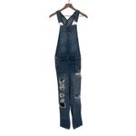 American Eagle Outfitters Tomgirl Overalls Distressed Denim Blue Size M Photo 1