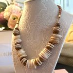 Free People NWOT  Isabella Bohemian Natural Wood Necklace Photo 5