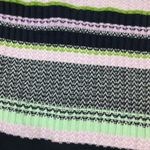 Aerie  | Knit Tube Top Bandeau Cotton Blend Navy Green Purple Womens Small Photo 2