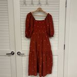 VICI  floral dress in rust Photo 1