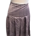 ISDA & Co Skirt Pleated knee length Skirt Size 8 Gray Photo 4