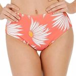 Kate Spade Kate Spade New York Falling Flower High-Waist Bottoms Orange Size L NWT Photo 0