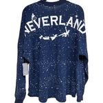 Disney Rare  Spirit Jersey Neverland Peter Pan Blue Size Large Photo 0