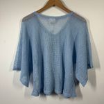 NOELLE Top Women OS Blue Sequin Mesh Crop Swim Cover Blouse Shirt Sheer Beach Size undefined Photo 4