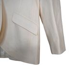 Pendleton Womens 12 100% Virgin Wool Fully Lined Cream Blazer Photo 5