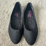 Skechers Cleo Style Knit Ballet Flat Black Almond Toe Slip On Stretch Fit Photo 2