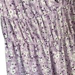 ASOS  Purple Floral Sleeveless V-Neck Summer Dress Women Sz 14 Photo 4
