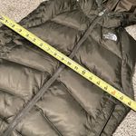 The North Face  Women's Olive Green Hooded Nuptse Vest 550 goose filled Photo 6