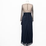 XScape - Embellished Illusion-Bodice Ruched Gown Photo 2