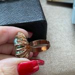 ✨Elegant Vintage Gold and Blue/Green Pearl Adj Cocktail Ring✨Preloved GORGEOUS Photo 2