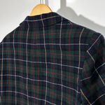 White Stag  Wool Blend Tartan Blazer Size 10 — Green Plaid Preppy 90s academia Photo 1