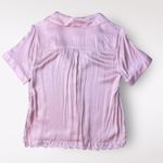 BHLDN  Mauve‎ Pink Satin Juniper Pajama Top Size S Photo 2