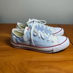 Converse NWOT  Chuck Taylor All Star Low Top Canvas Sneaker Blue White Graffiti 8 Photo 2