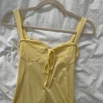 Pale Yellow Mini Dress Size XS Photo 2