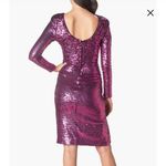 Dress the Population NWT  Natalie Sequin Long Sleeve Body-Con Midi Dress Sz S♟️ Photo 1