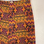 Tami San Francisco Vintage 70s Boho Hippie Knit Flare Pants Colorful Geo Print Size M Photo 2
