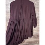 April Cornell tunic blouse Large embroidery brown fall Cottagecore boho Vintage Photo 11