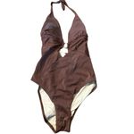Chic Brown Halter One Photo 1