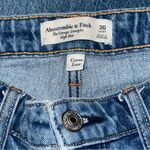 Abercrombie & Fitch  Denim 30 Short Blue Wash Vintage Straight High Rise Jeans Photo 3