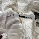 INDIKAH Sweet Sunshine Cut-Out Back Embroidery Dress White Photo 5