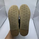 Toms  Lena Black Mosaic Mesh Espadrille Lace Up Flat Shoes Size 7.5 Photo 7