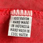 Tiare Hawaii  Red Tassel Mini Dress O/S Boho Aztec Tribal Beach Cover Up Resort Photo 6