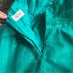 STACEES Hunter Green A Line Glitter Mini Dress Size 12 NWT Photo 6