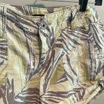 Calvin Klein Jeans Size 8 Tropical Palm Roll Tab Shorts Photo 2
