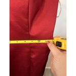 Long Red Lace Formal Wedding Event Halloween Gown With Train Dress Photo 3