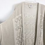 st. john's bay Kimono Womens 1X Open Knit Relaxed Western Boho Festival Hippie Photo 4