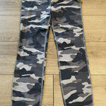 J.Crew NWT  Women’s 7/8 High Rise Leggings Grey Camo Cotton Blend Size S Photo 0