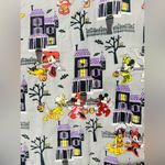Disney  Halloween Size L  Multicolored Scrub Top Mickey Minnie Goofy Like new Photo 8