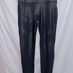 Spanx Black Faux Leather Leggings size 1X tall Photo 0