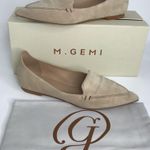 M.Gemi The Stellato Latte Suede Italy Size 38 Photo 1