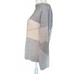Vince  Geometric Pattern Gray and Cream Sweater, Large Photo 1