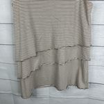 Garnet Hill Womens size XS Tiered Striped Sleeveless Tank Top Blouse Photo 5