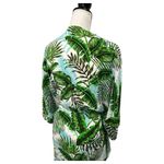 BCBG Cover Up Womens Small Medium Green Tropical Beach Cruise Hawaiian Swim Photo 8