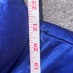 Old Navy Vintage  Electric Blue Puffer Vest Women's Size Small Photo 2