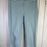 Talbots  Ankle Curvy Pants Womens 10 Flat Front Party Preppy Floral Office Church Photo 0