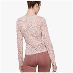 JoyLab  Women‎ Size XL Pink Floral Mesh Long Sleeve Athletic Workout Top NEW Photo 3