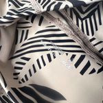 Aerie  Beige Black Leaf Print Soft & Cozy Leggings M Photo 3