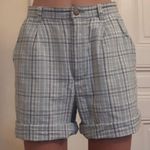 Charter Club ⛵ Vintage Plaid Linen Shorts ⛵ Photo 1