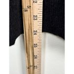 Talbots  Women 100% Cashmere Sweater Crewneck Size‎ Medium Black Preppy Holiday Photo 4