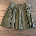 Anthropologie NWT Petite Ellene Faux Leather Skirt Sz MP Photo 2