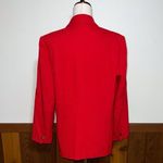 Gorgeous Vintage Y2K Sheridan Square Red Blazer! Size 12 Photo 4