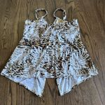 MiracleSuit  Womens Leopard Print Love Knot Underwire Tankini Swim Top Size 16 Photo 1