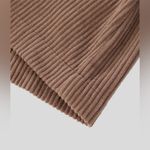 Halara  Brown High Waisted 2-in-1 A Line Mini Corduroy Casual Skirt Skort SMALL Photo 8