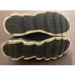 Sorel Out N About Waterproof Suede Booties Black 7.5 Faux Fur Lined Winter Photo 7