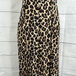 Band of Gypsies Womens size Small Leopard Wide Leg Split Hem Jumpsuit Mob Wife Photo 6