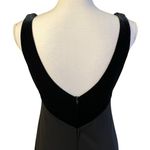 Vtg Niki By Niki Livas Y2K Maxi Evening Dress Sz 8Velvet Top Whimsigoth 90s HOCO Black Photo 4